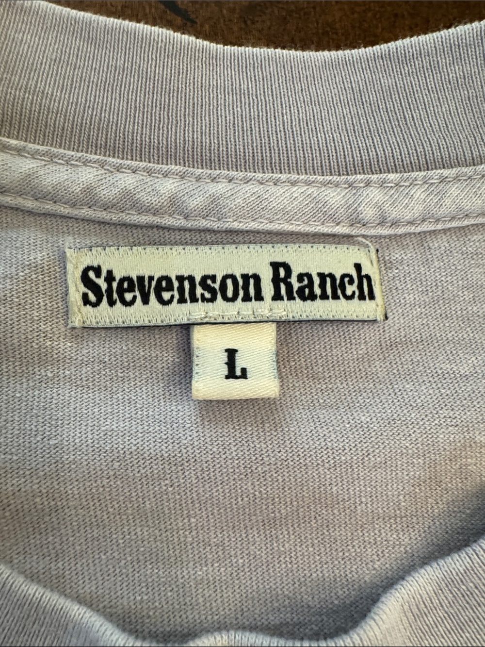 Stevenson RanchLight Gray ‘Not My First Rodeo' Chest Script Short Sleeve Tee - Picture 2 of 6